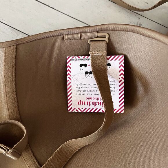 Maidenform Wireless Strapless Bra Women 38DDBeige ComfortGrip Convertible SE0015 - Picture 4 of 14